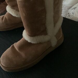 UGG Brown and Cream Women's Boots
